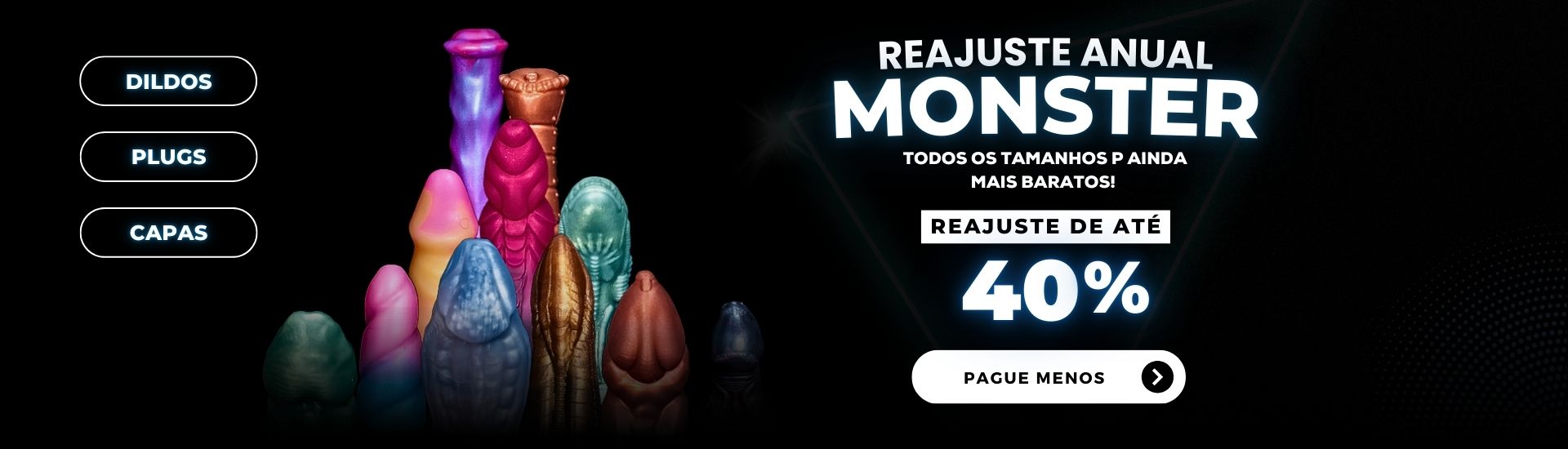 Banner Tamanhos P até 40% off!