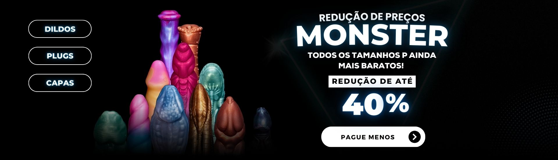 Banner Tamanhos P até 40% off!